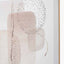 S/2 Natural Abstract Canvases with Natural Frame