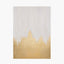 White and Gold Abstract  Frameless Canvas