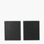 S/2 Circular Pattern Natural Paper Design Wall Art with Black Frames