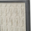 S/2 Circular Pattern Natural Paper Design Wall Art with Black Frames
