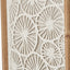 S/2 Cut Out Pattern Natural Paper Design Wall Art with Natural Frames