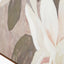 White and Natural Floral Canvas with Oak Effect Frame