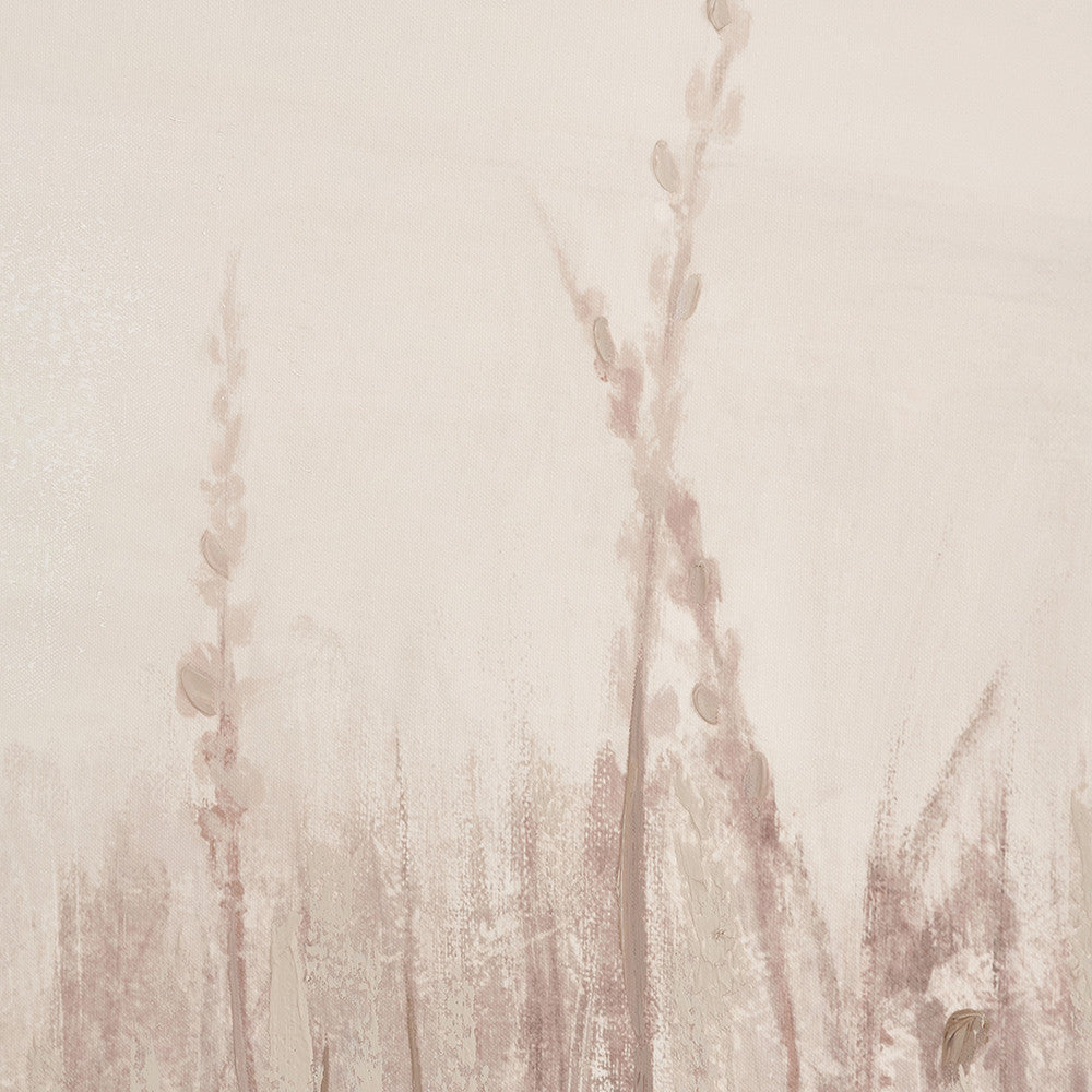 S/3 Natural and White Landscape Canvases with Natural Frames