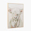 Sage and Naturals Highland Cow Canvas with Natural Frame