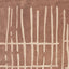 Brown and Natural Abstract Linear Design Canvas with Oak Effect Frame