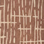 Brown and Natural Abstract Linear Design Canvas with Oak Effect Frame