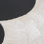 Black and Natural Stone Design Canvas Wall Art with Black Frame