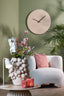 Clock 74 cm LICOLA matt sand+light brown spotted
