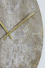 Clock 43 cm MORENO marble brown