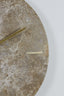Clock 43 cm MORENO marble brown