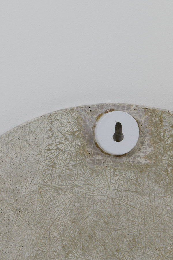 Clock 43 cm MORENO marble brown