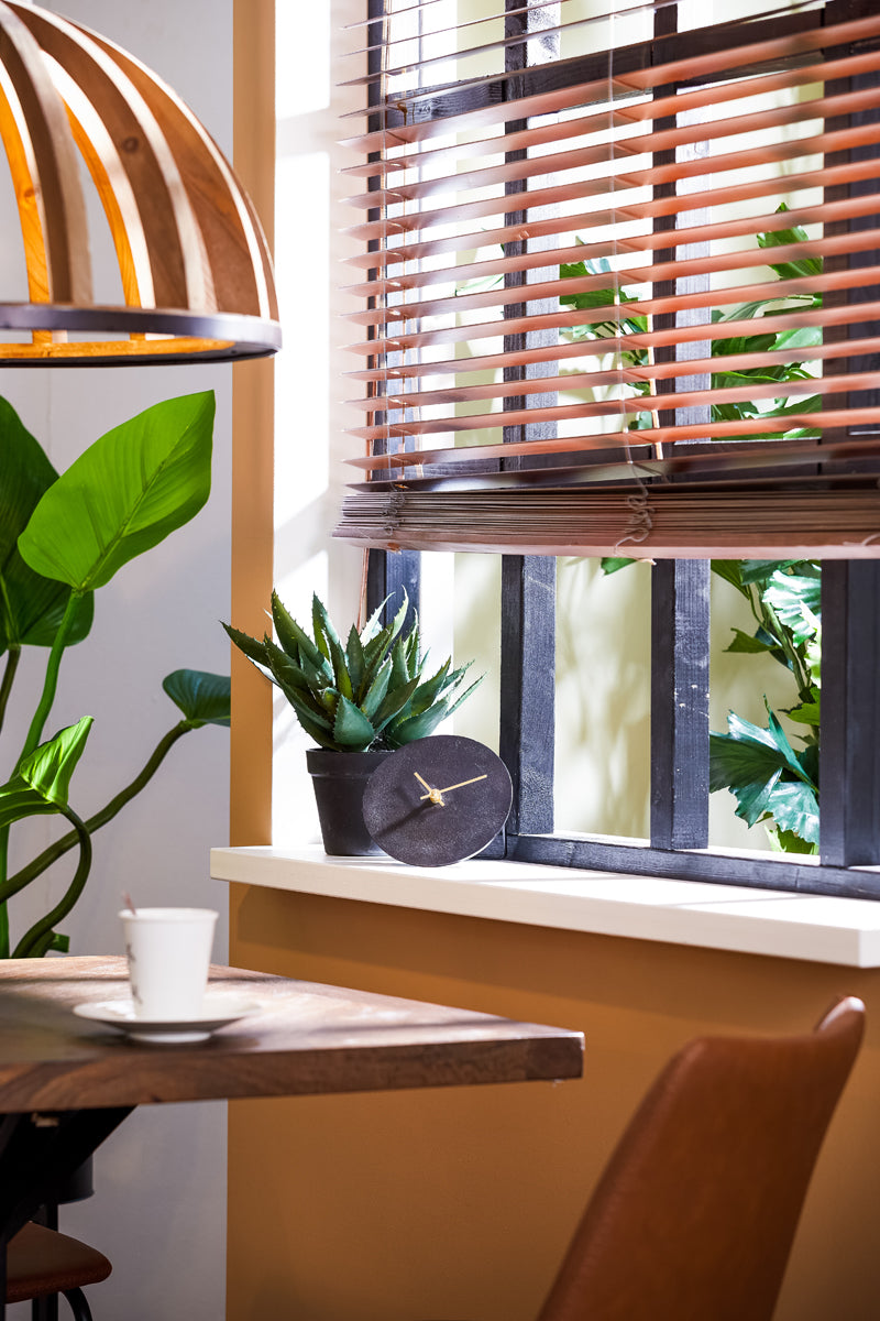 Clock 20 cm LICOLA antique black