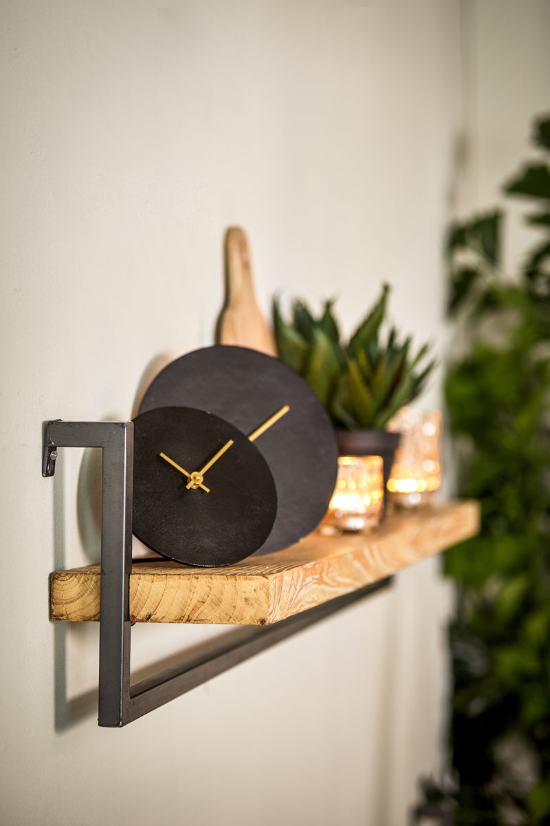 Clock 20 cm LICOLA antique black