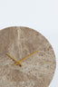 Clock 20 cm MORENO marble brown