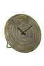 Clock 20 cm ALOCIL antique bronze swirl