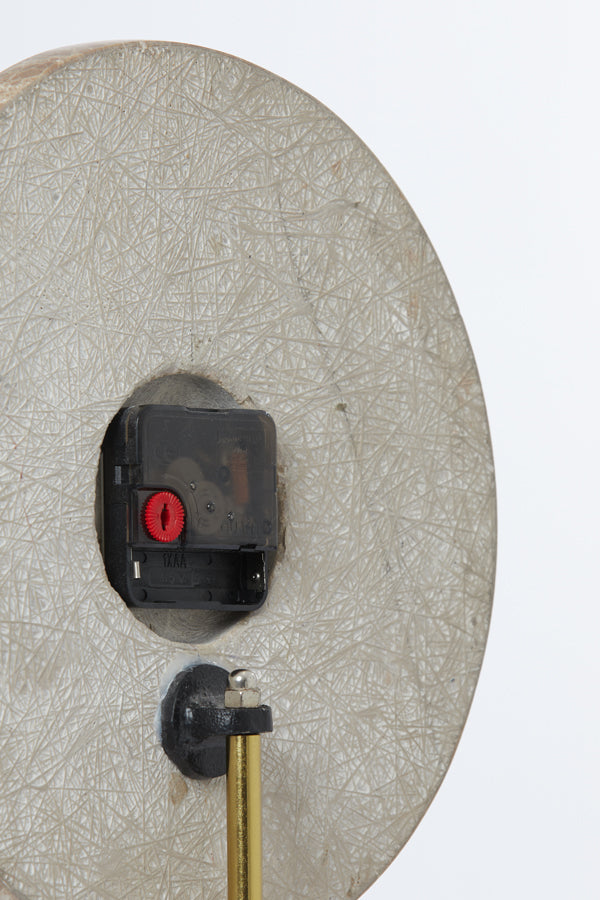 Clock on base 25,5x10x42,5 cm MORENO marble brown