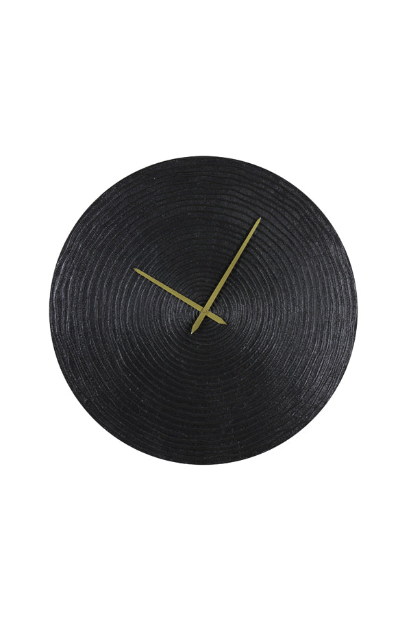 Clock 58 cm CERVINO antique black