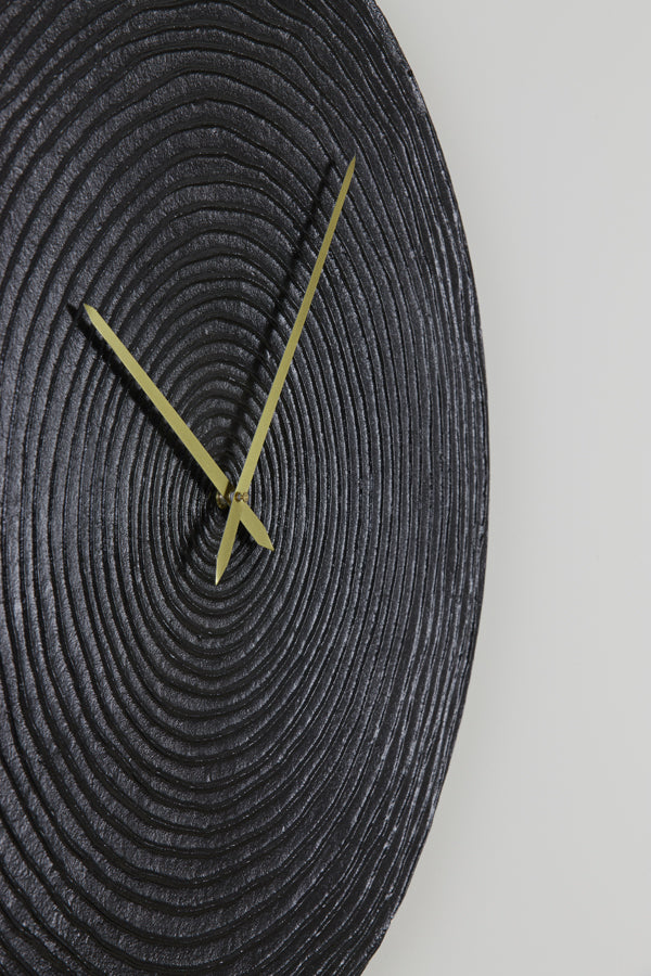 Clock 58 cm CERVINO antique black