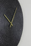 Clock 58 cm CERVINO antique black