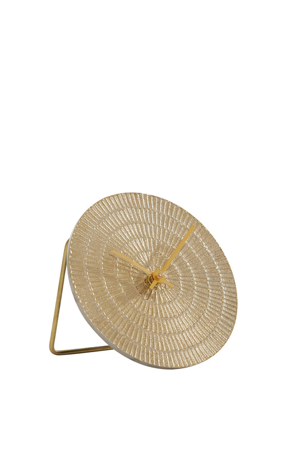 Clock 15,5 cm BOJANO light gold