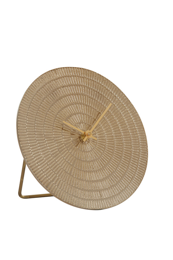 Clock 20,5 cm BOJANO light gold