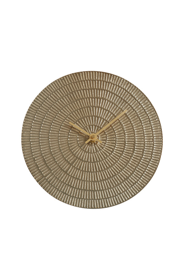 Clock 20,5 cm BOJANO light gold