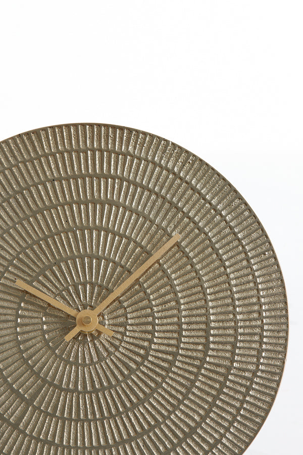Clock 20,5 cm BOJANO light gold