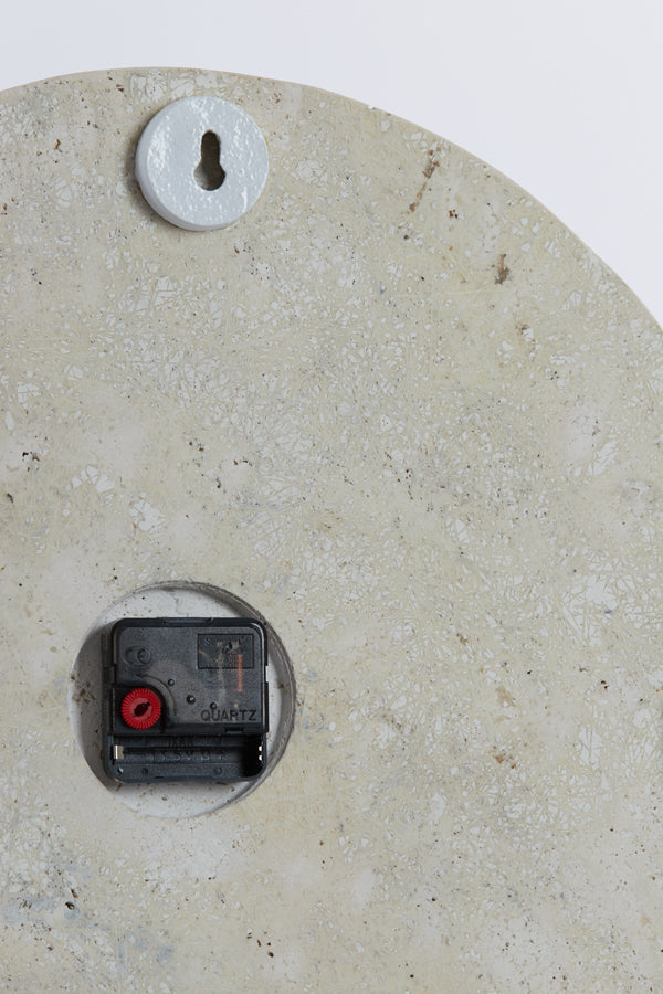 Clock 43 cm JENAY travertine sand