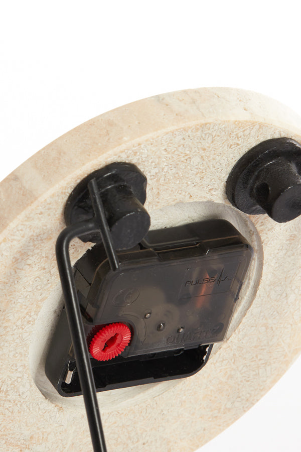 Clock 20 cm JENAY travertine sand