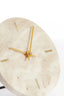 Clock 15 cm JENAY travertine sand