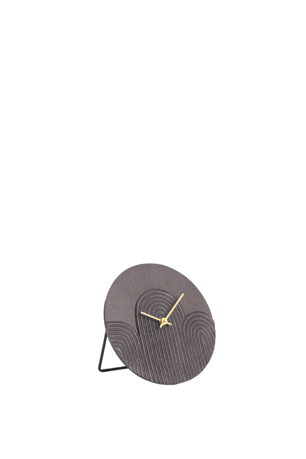 Clock 15 cm GWENNA brown