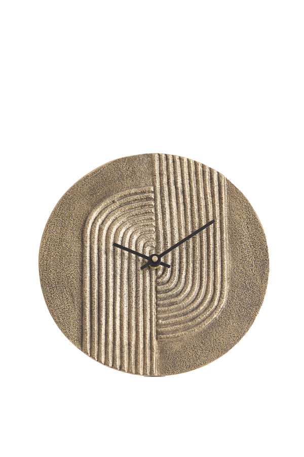 Clock 20 cm GWENNA antique bronze