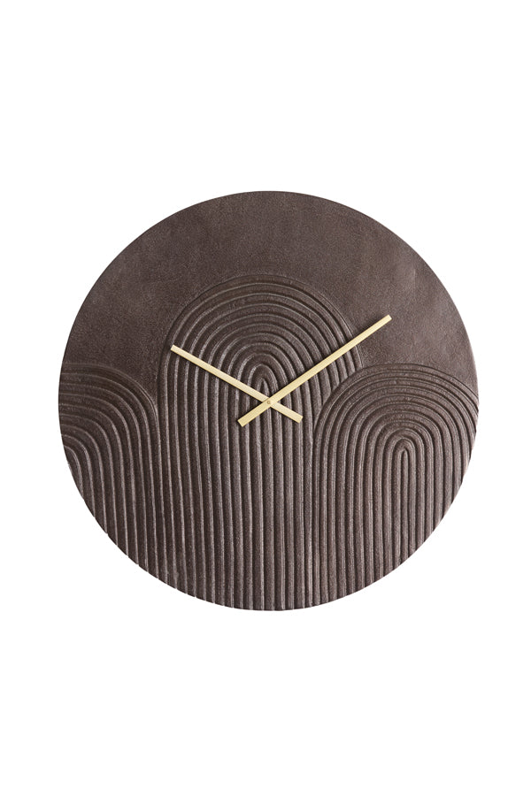 Clock 58 cm GWENNA brown