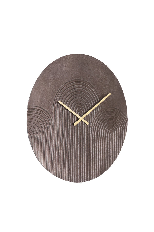 Clock 58 cm GWENNA brown