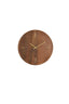 Clock 41 cm VETI mango wood brown+gold
