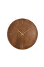 Clock 56 cm VETI mango wood brown+gold