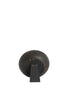 Clock 15 cm VETI mango wood dark brown+gold