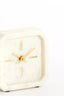 Clock 13x4x13 cm PABLIA marble white