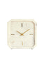 Clock 20,5x6x20,5 cm PABLIA marble white