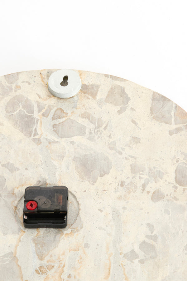 Clock 48 cm SISTELO taupe marble