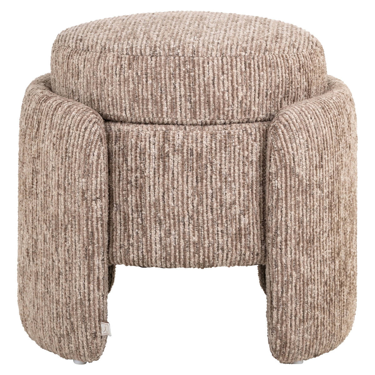 Pouffe & Footstool Cupid mocca linear with storage