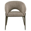 Dining chair Kenzi brown tweed 