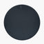 Black Wood Veneer and Foxed Glass Round Wall Mirror
