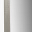Brushed Silver Metal Slim Frame Arch Floor Mirror