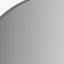 Black Metal Slim Frame Wide Arch Wall Mirror