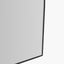 Black Metal Slim Frame Tall Arch Wall Mirror