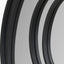 Black Metal Swirl Wall Mirror