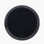 Graphite Metal Angled Frame Round Mirror Large