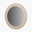 Tivoli Travertine Effect Veneer Round Wall Mirror