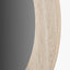 Tivoli Travertine Effect Veneer Round Wall Mirror